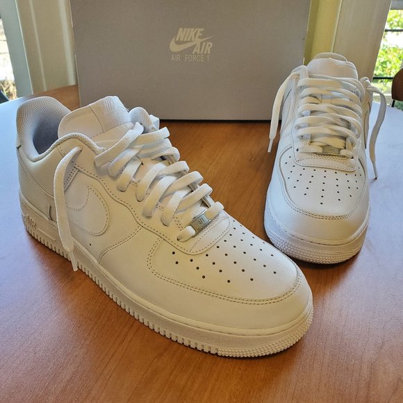 Nike Other - Nike Air Force 1 '07 (AF1 ‘07 ) Mens White on White Sneakers - (Size 14)